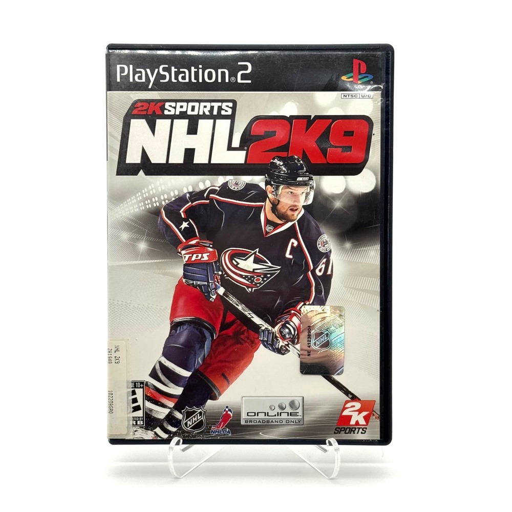 NHL 2K9 Sony PlayStation 2 PS2 Game CIB Rick Nash Hockey 2K Sports